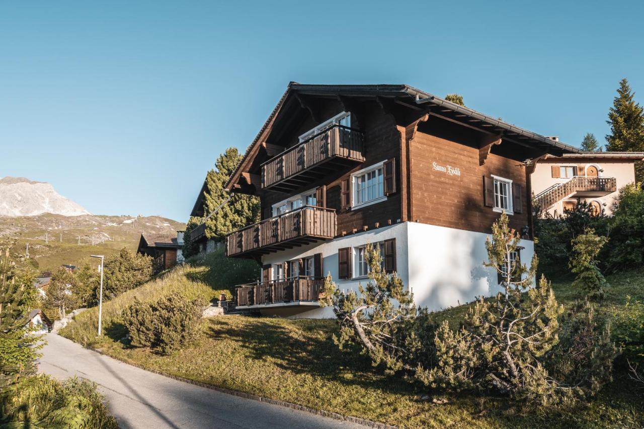 Chalet Sunna Hoeckli - Pistennah Und Ruhig Mit Panoramablick Arosa Extérieur photo